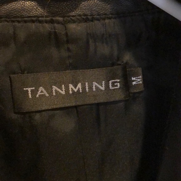 Black faux leather coat - Picture 2 of 6